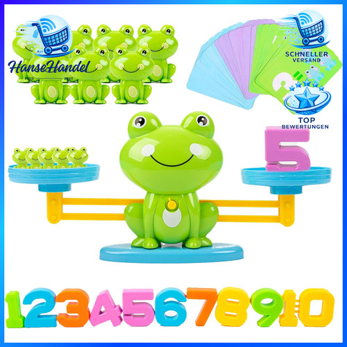 Frosch-Balance-Zählspielzeug