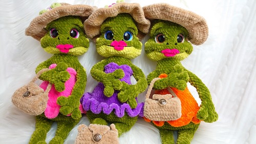 Amigurumi häkeltier frosch - amigurumi,,