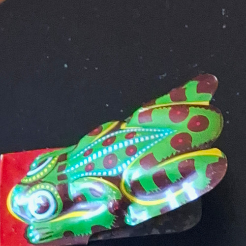 Blechspielzeug knack frosch - blechspielzeug, knack-frosch