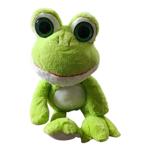 Stofftier frosch grün - frosch,