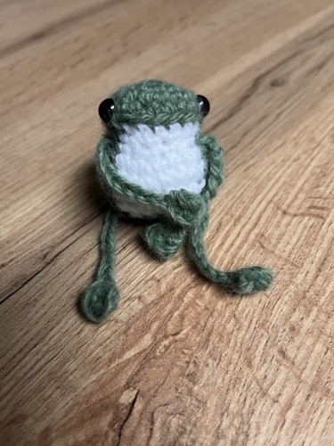 Frosch gehäkelt - frosch,