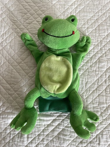 Butlers handpuppe frosch - handpuppe, grün