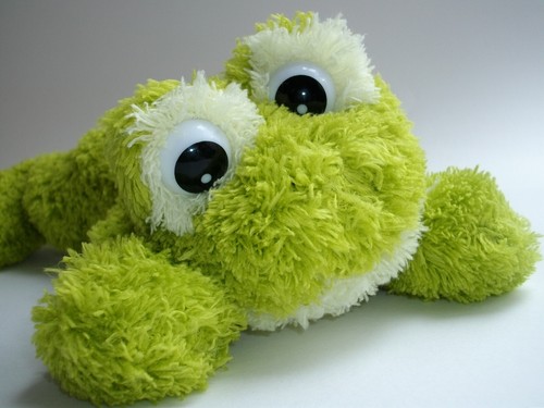 Süßer plüsch frosch grün - süßer,