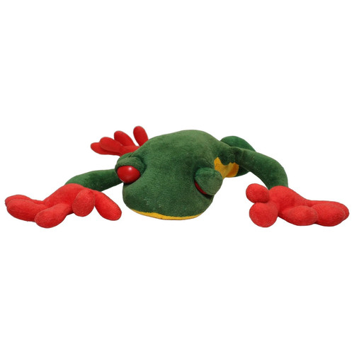 Frosch kuscheltier grün - kuscheltier,