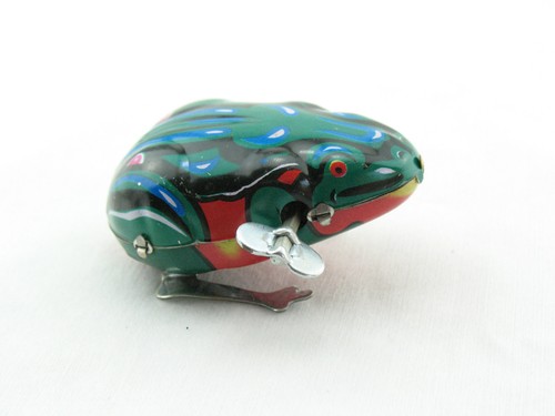 Blechspielzeug blechfrosch - blechspielzeug,