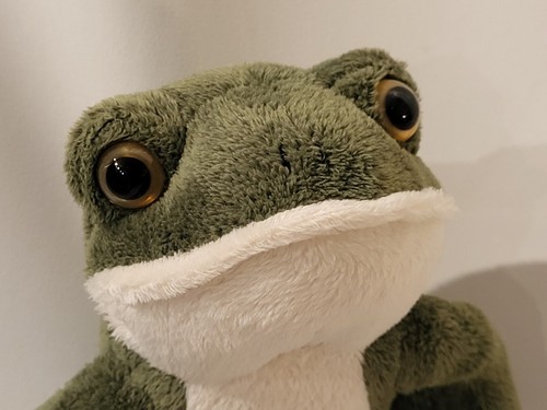 Frosch grün weiß 23 - &, cm