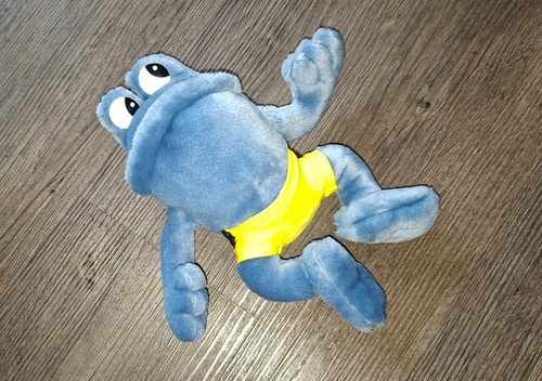 Crazy frog frosch blau - frog,