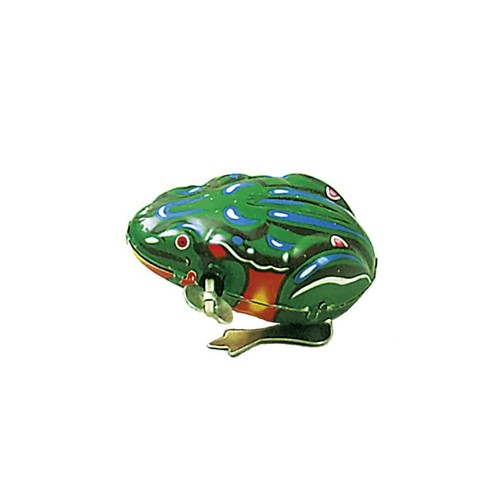 Hüpfender frosch aus blech - frosch,