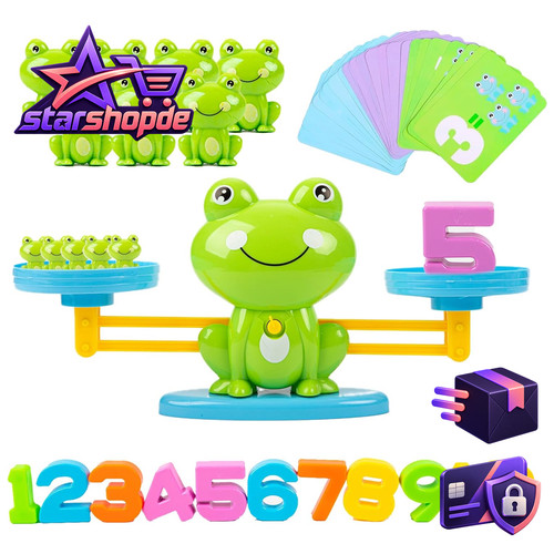 Frosch-Balance-Zählspielzeug